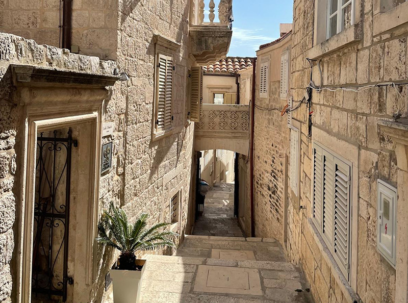 Korcula sailing boat